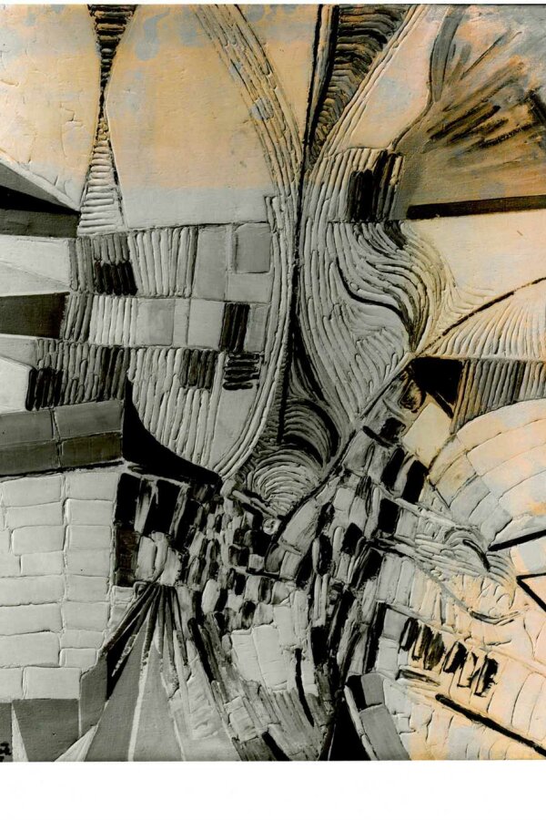 Vladimír Vašíček, Bílý prostor, 1967, olej, plátno